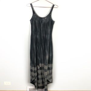 Athleta Seabreeze Tie Dye Maxi Dress Gray Size  Small